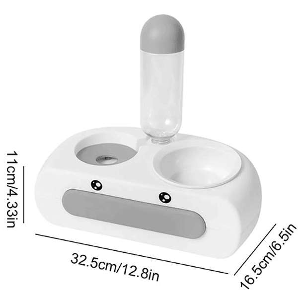 Alimentador De Comida Y Agua Para Mascotas Gatos/perros 3