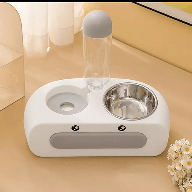 Alimentador De Comida Y Agua Para Mascotas Gatos/perros 4