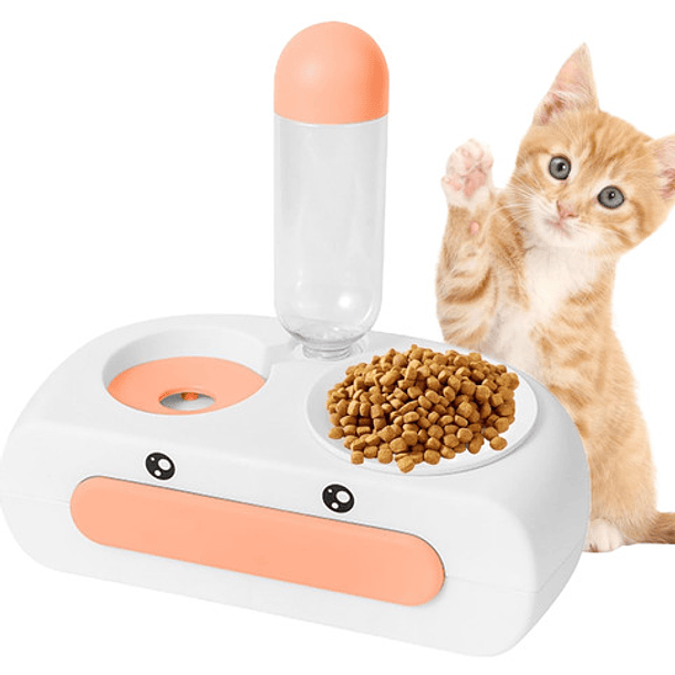 Alimentador De Comida Y Agua Para Mascotas Gatos/perros 5