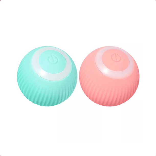 Pelota De Juguete De Gato Eléctrico Interactivo Para Gatito Color Rosa 2