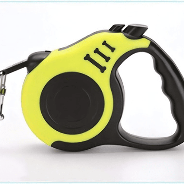 Accesorios Perros Correa Correa Retractil Perro Correas 5mts Color Amarillo 4