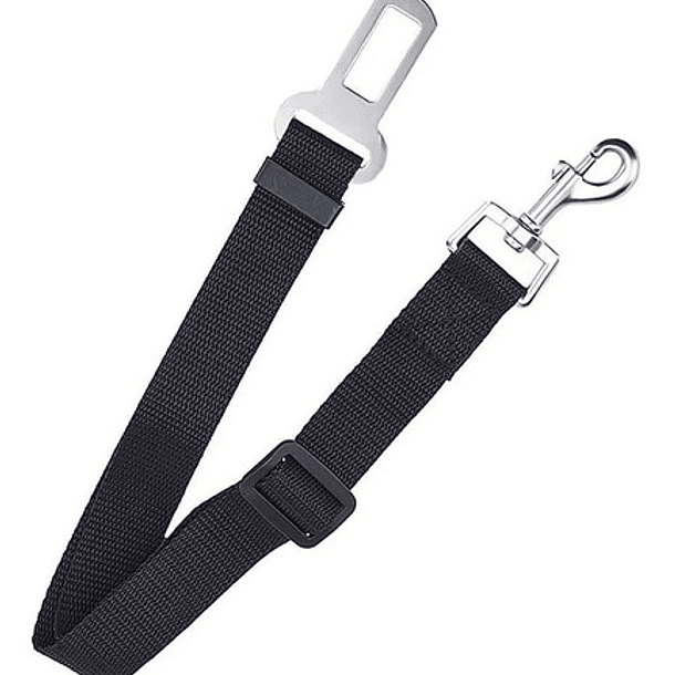 Cinturon Seguridad Perros Viaje Regulable Correa 70 Cm Color Negro 1
