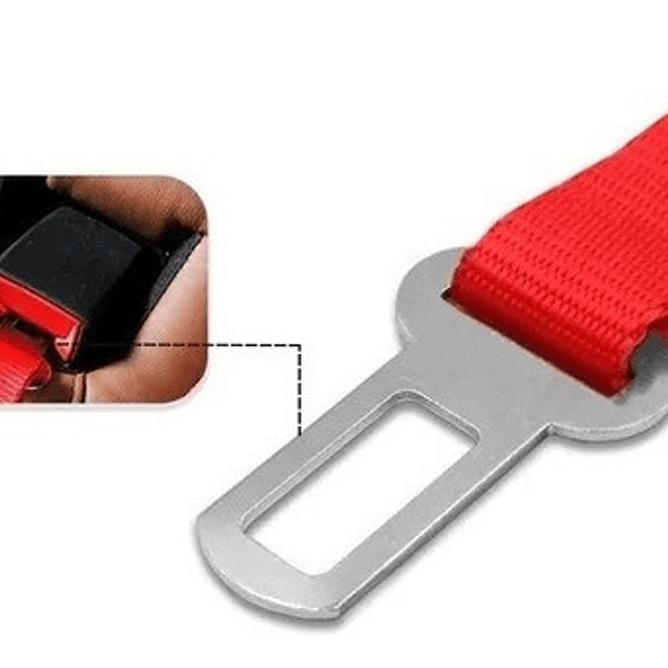 Cinturon Seguridad Perros Viaje Regulable Correa 70 Cm Color Negro 5