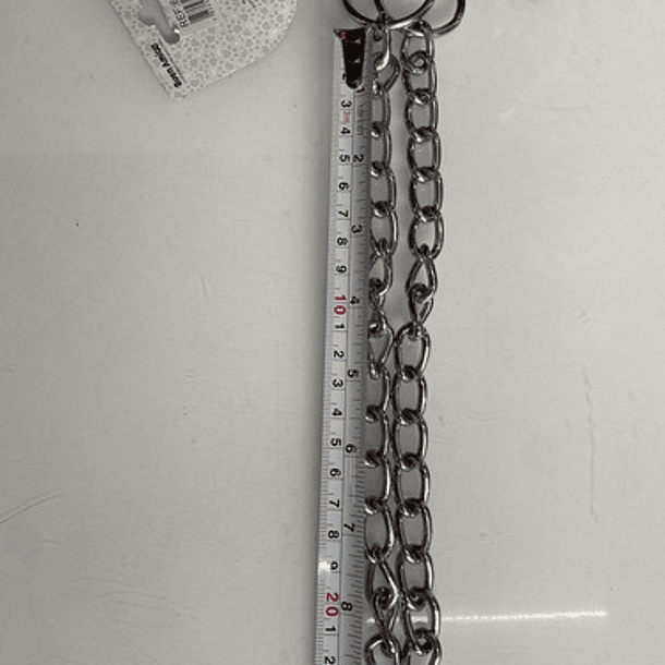 Collar De Adiestramiento Canino Color Cromo Tamaño Del Collar 4mm X 65cm 4