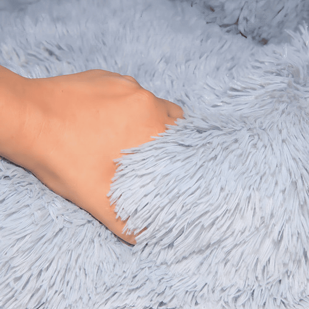 Cama Para Mascotas Pet Cloud Para Perros, Gatos Y Perros, Grande, 70 Cm, Con Decoración De Felpa Suave 3