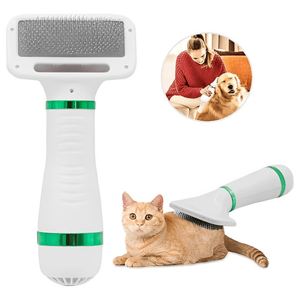 Cepillo Secador Electrico Para Mascotas 2 En 1 110v 1