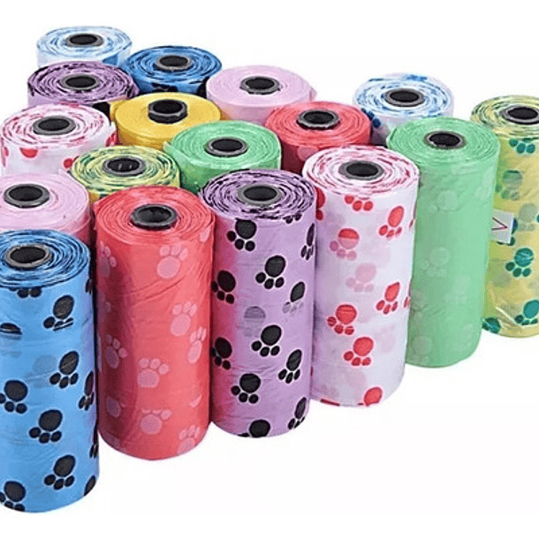 Pack 6 Bolsas Basura Excrement Heces Mascotas Perro Bolsas 9