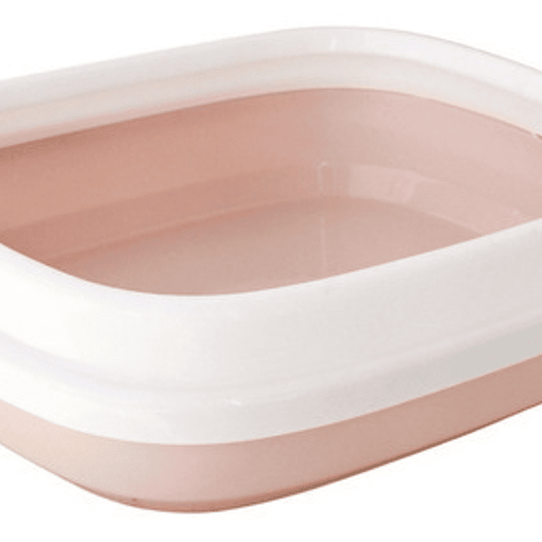Arenero Para Gatos Con Pala Recogedora Pequeña 40x33x12 Cm Rosa 3