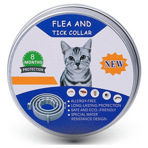 Collar Anti Pulgas Repelente Para Gato 8 Meses De Protección 1