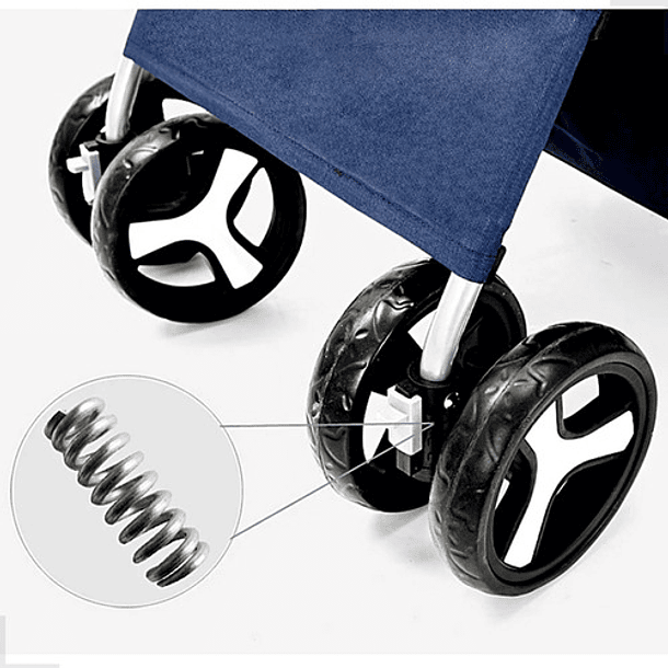 Carrito De Transporte De Mascotas Negro Plegable Para Perros Y Gatos 7