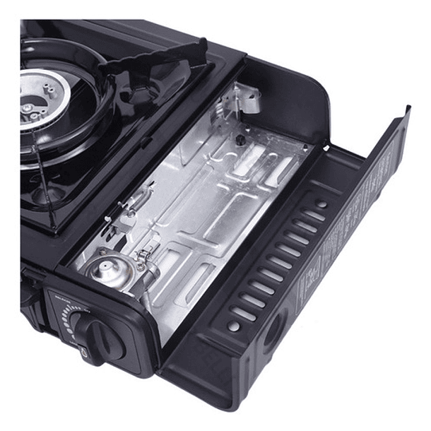 Cocinilla A Gas Regulador Camping Cocina Portátil Con Maleta 6