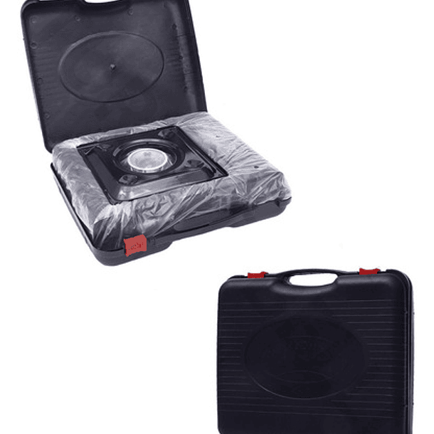 Cocinilla A Gas Regulador Camping Cocina Portátil Con Maleta 7