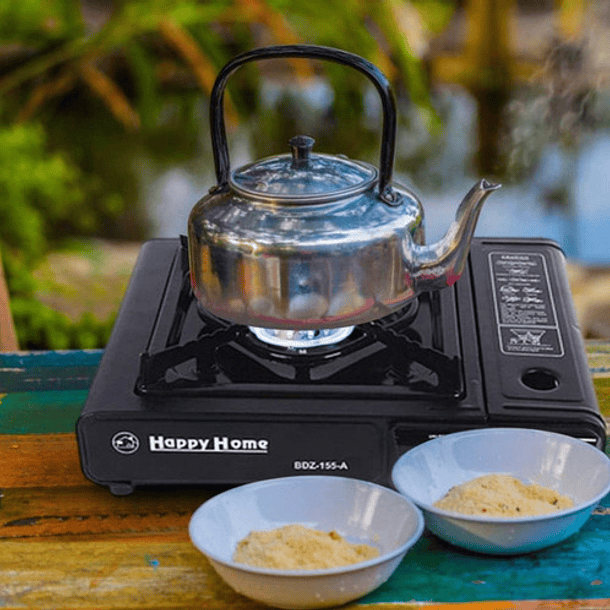 Cocinilla A Gas Regulador Camping Cocina Portátil Con Maleta 11