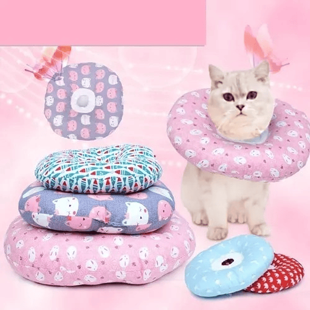 Collar Isabelino Gato Perro Mascotas Antiestres Talla S,m.l Color Variado Tamaño Del Collar L 3