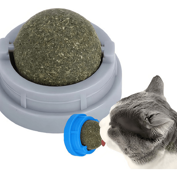 X3 Catnip Hierba Gatera Catnip Gato Bola Adhesiva Juguete Color Blanco Bola De Catnip Merienda Para Gatos Hierba Gatera Licking 2