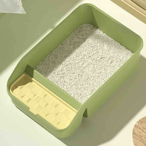 Arenero Grande Abierto Para Gatos - Baño Sanitario Xl Color Rojo 9