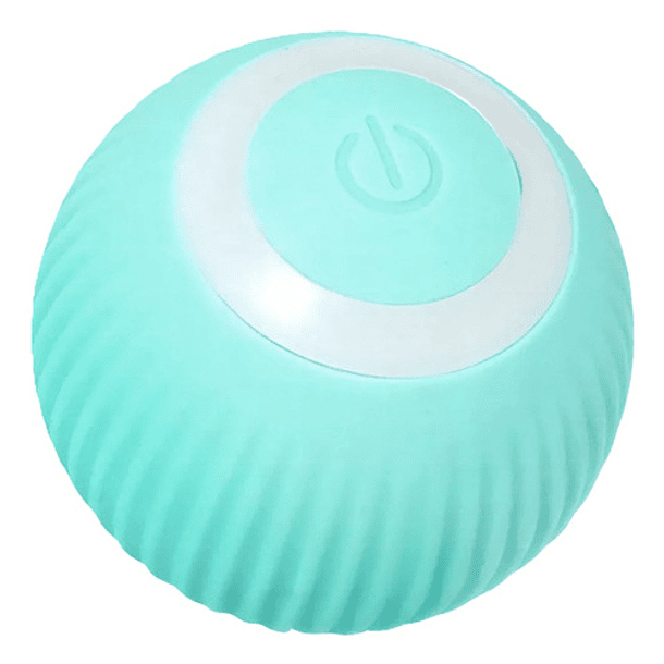 Pelota Inteligente Recargable Para Gatos O Perros Color Agua Pet Gravity 1