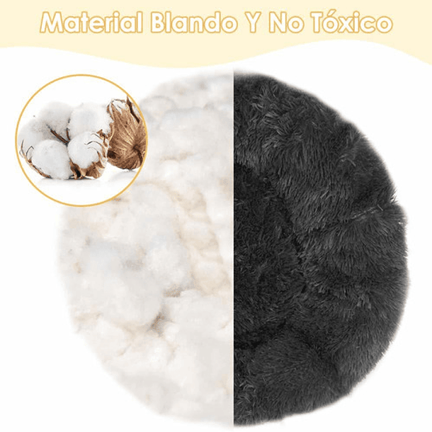 Cama Calmante Para Mascotas 70 Cm - 27 Inch - Color Grey 2
