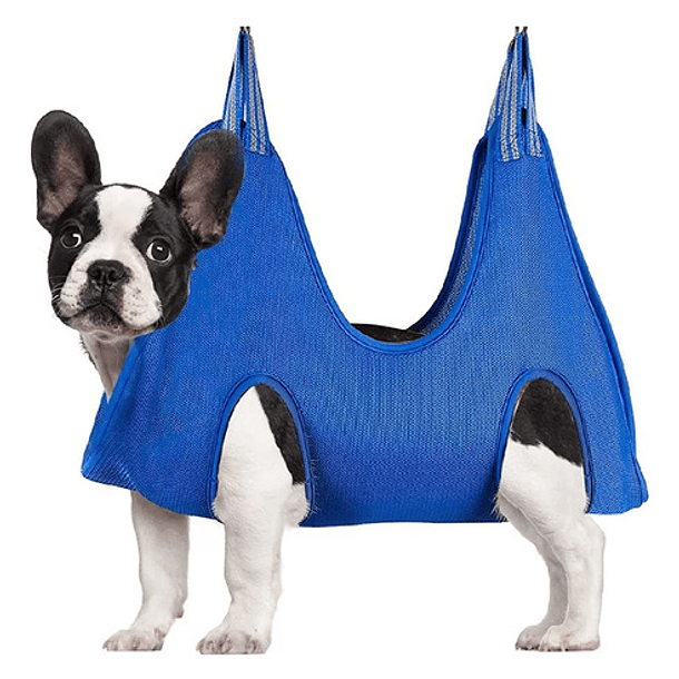 Hamaca Cama Arnes Colgante Aseo Peluqueria Mascotas Roro Cama Perros Gatos Color Azul 1