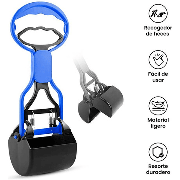 Defensor Forever Recogedor Heces Love Pets Fecas Caca Mascotas Color Celeste 7