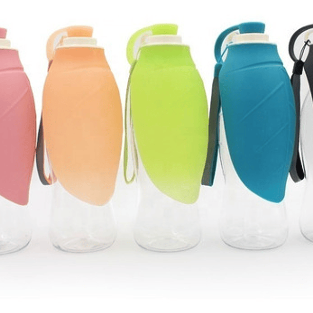 Botella De Agua Portátil Para Mascotas Fácil De Beber Color Negro 2