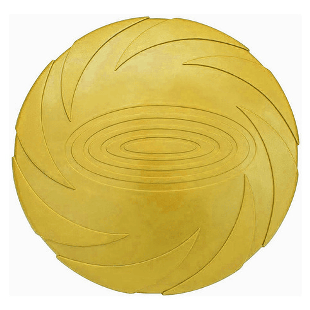 Juguete Frisbee Ligero Para Perro Resistente A Mordidas Color Amarillo 1