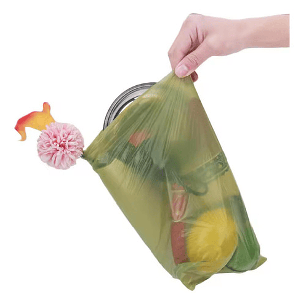 Bolsas Ecologica Desecho De Mascotas 16 Rollos De 15 Bolsas Color Verde 3