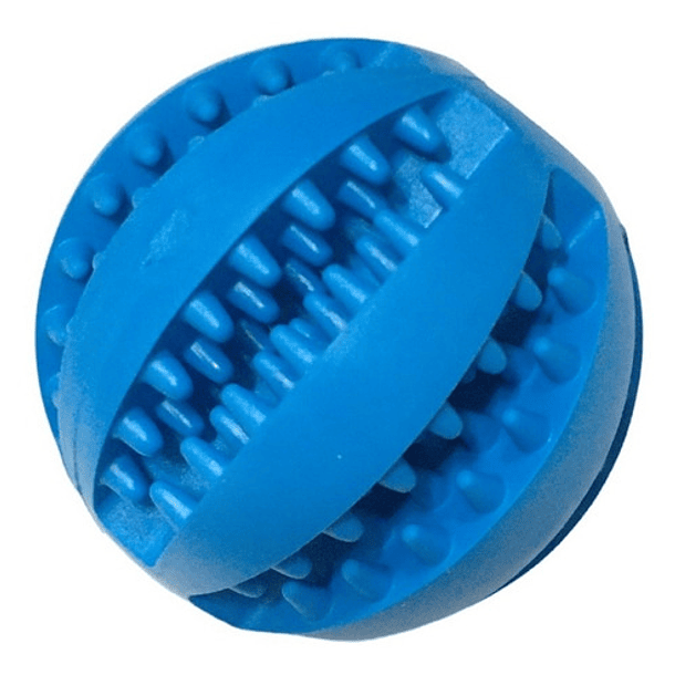 Juguete Pelota Perros Para Croquetas Mascotas Mas.05.2 T3079 Color Azul