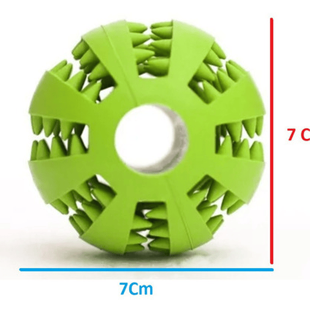 Juguete Pelota Para Limpieza De Dientes De Mascotas Ø7cm Color Surtido 2