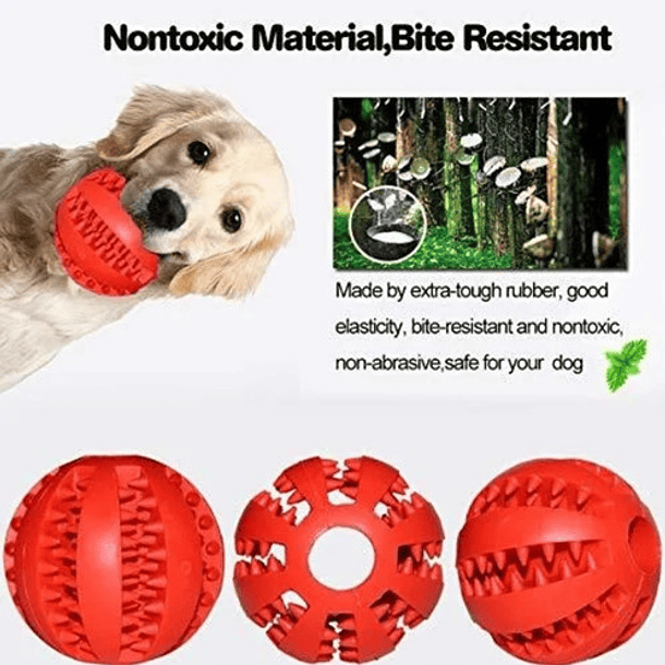Juguete Pelota Para Limpieza De Dientes De Mascotas Ø7cm Color Surtido 7