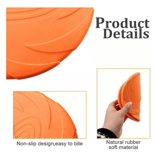 Juguete Frisbee M Para Mascotas Producto De Calidad Supremo 7
