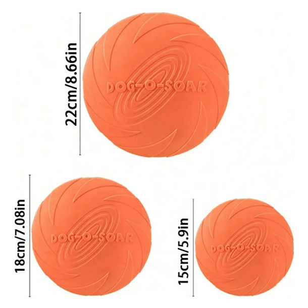 Juguete Frisbee M Para Mascotas Producto De Calidad Supremo 8