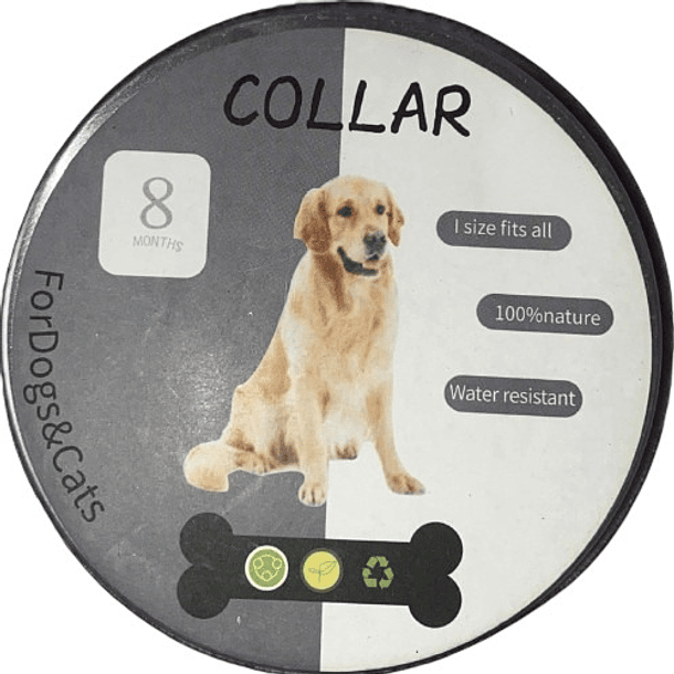 Collar Anti Pulga Repelente Para Perro 8 Meses De Protección 1