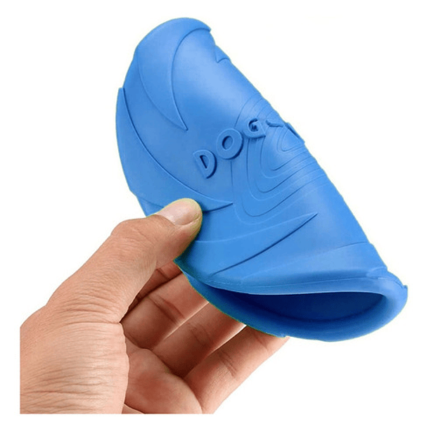 Juguete Frisbee Ligero Para Perro Resistente A Mordidas Color Azul 2