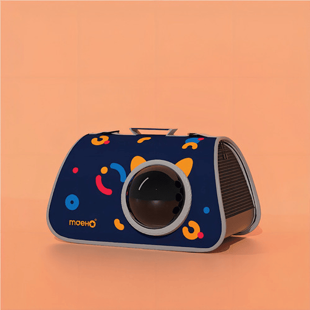 Caja Transportadora Gato Canil Para Gatos Mochila Mascotas Color Amarillo 7