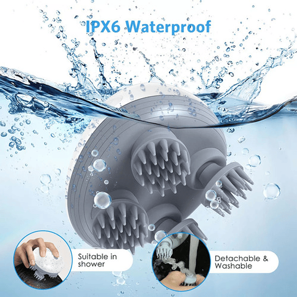 Masajeador Eléctrico De Cuero Cabelludo Para Gatos Y Perros Color Verde 8