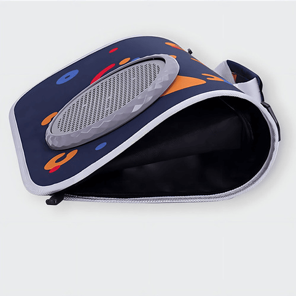 Canil Mochila Gato Azul Bolso Transportador Perro Caja Mascotas Cosas De Gatos Roro 3