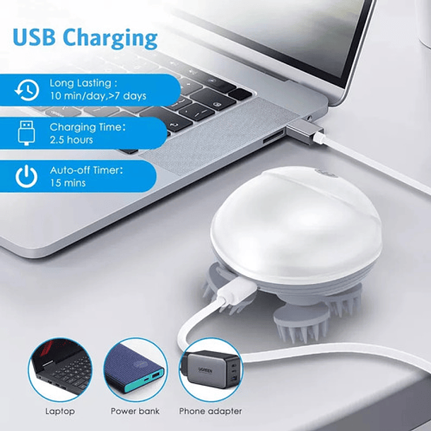 Masajeador Eléctrico De Cuero Cabelludo Para Gatos Y Perros 7