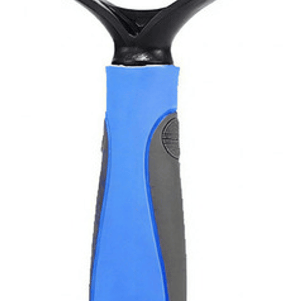 Cepillo Quita Nudos Deslanador Y Para Pelo Muerto Grande Color Azul 1