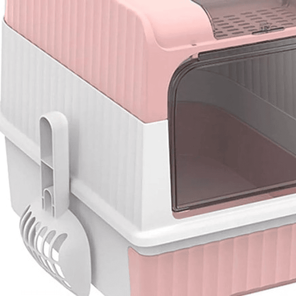 Arenero Para Gatos Cerrado Con Pala Puerta Filtro Sanitario 8