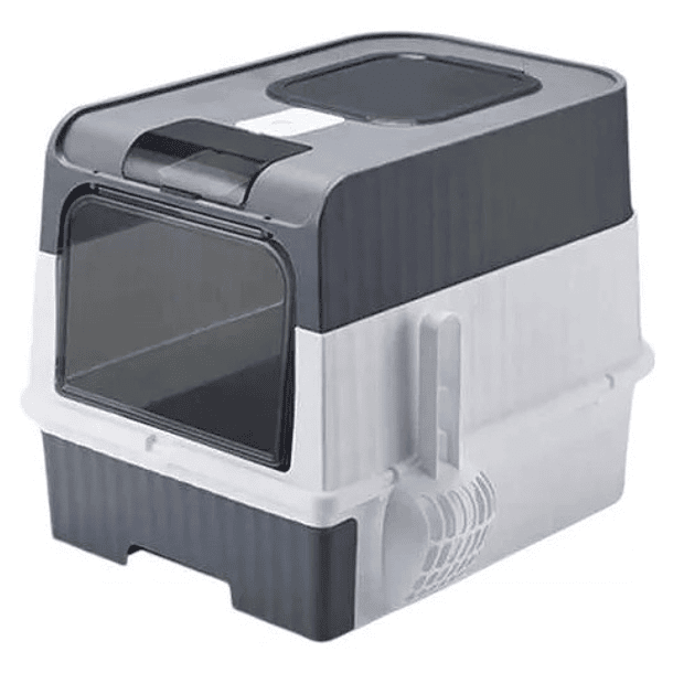 Arenero Para Gatos Cerrado Con Pala Puerta Filtro Sanitario 11