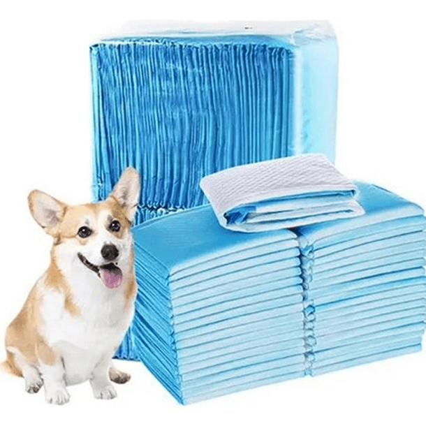 120 Pañales Tipo Sabanillas Mascotas Perro Gato 60x60 Cm 6