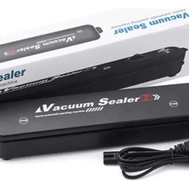 Maquina Selladora Al Vacío Alimentos Sellador + Bolsas Color Negro 4