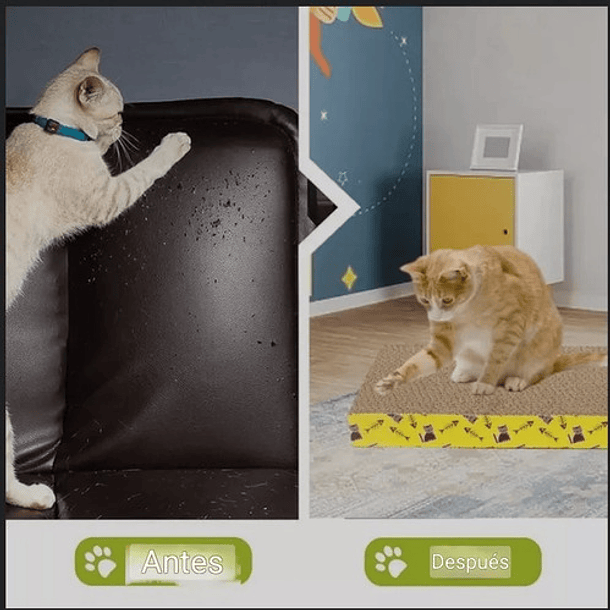 2 Rascadores Rascador De Gatos Rascador Gato Rascador Carton Color Marrón Claro 5
