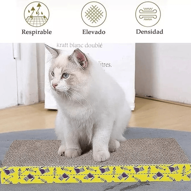 2 Rascadores Rascador De Gatos Rascador Gato Rascador Carton Color Marrón Claro 7