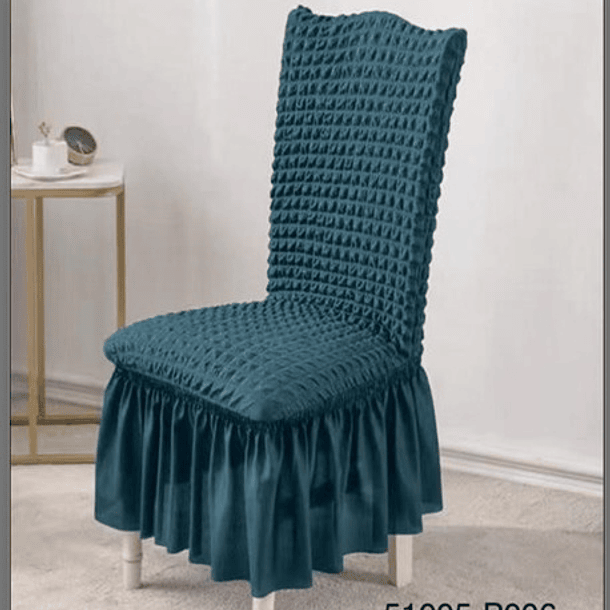 Pack De 6 Fundas Cubre Sillas Tela Gruesa Premium Turcas 5