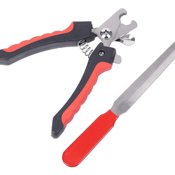 Set Alicate Corta Uñas Y Lima Para Perros Medianos 4