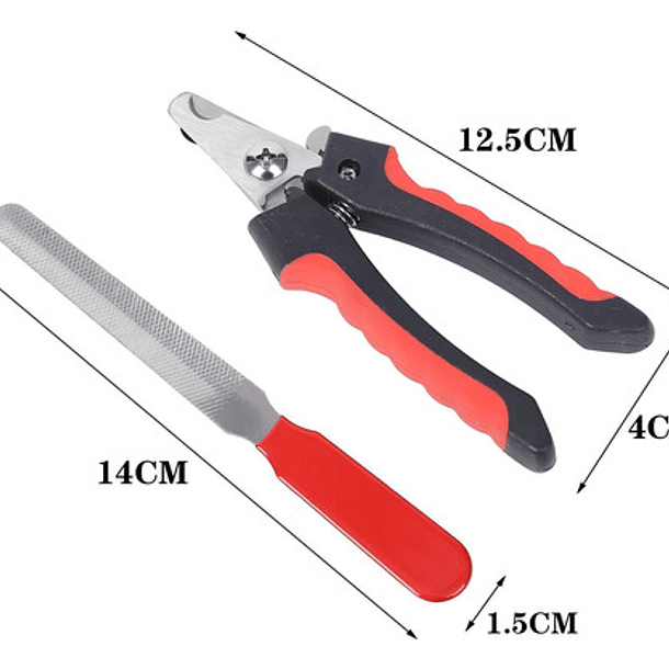 Set Alicate Corta Uñas Y Lima Para Perros Medianos 7