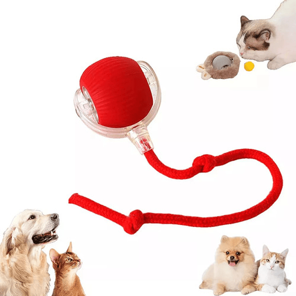 Juguete Bola Inteligente Con Sensor De Movimiento Mascotas 4