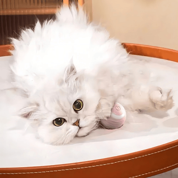 Pelota Inteligente Pet Gravity, Juguete Recar Para Gatos De Color Azul Claro 6